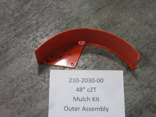 210203000 Bad Boy Mowers Part - 210-2030-00 - 48 cZT Outer Mulch Chute Assembly