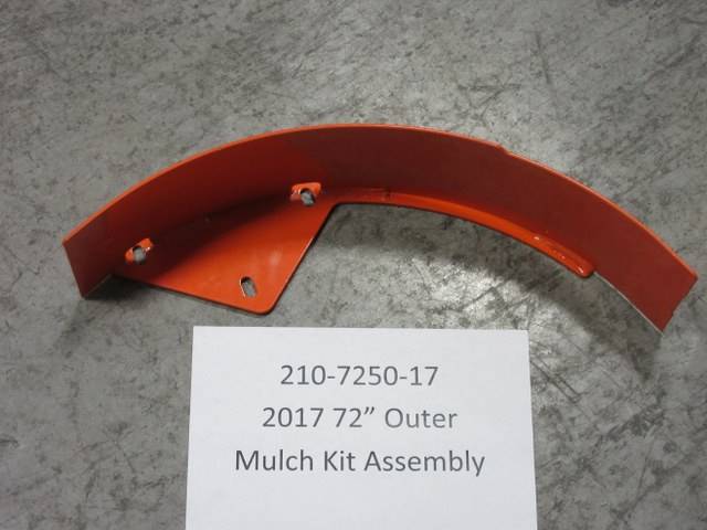 210725017 Bad Boy Mowers Part - 210-7250-17 - 2017 72" Outer Mulch Kit Welded Assembly