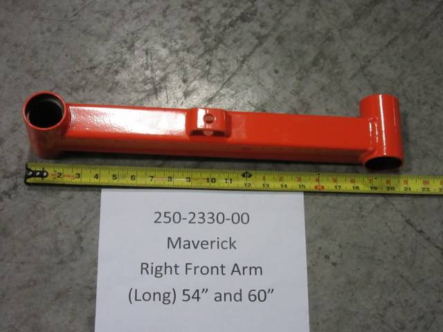 250233000 Bad Boy Mowers Part - 250-2330-00 - EZT Front Arm-Long (Right) Assembly