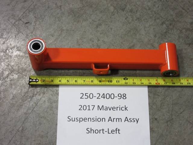 250240098 Bad Boy Mowers Part - 250-2400-98 - 2017 Maverick Suspension Arm Assembly-Short-Left
