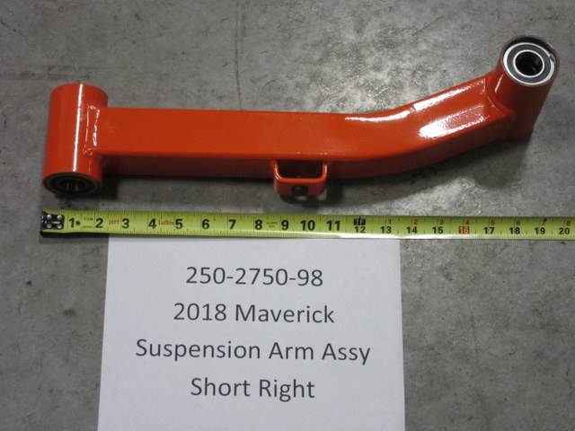 250275098 Bad Boy Mowers Part - 250-2750-98 - 2018 Maverick Suspension Arm Assembly-Short-Right