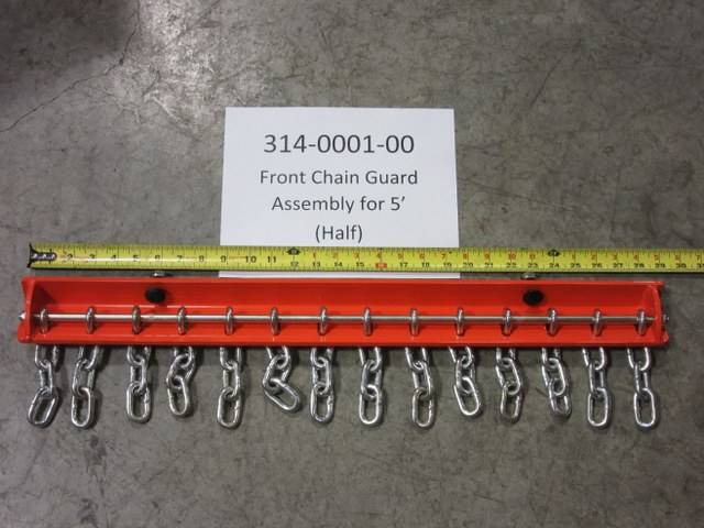 314000100 Bad Boy Mowers Part - 314-0001-00 - Front Chain Guard-Half
