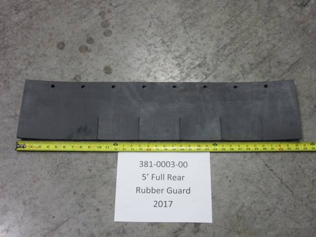 381000300 Bad Boy Mowers Part - 381-0003-00 - 5' Full Rear Rubber Guard 2017