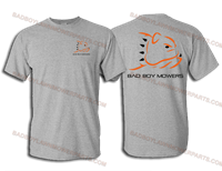 400000503 Bad Boy Mowers Part - 400-0005-03 - Standard Grey Tee L - ALSO AVAILABLE IN 2019 LOGO