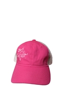 401002918 Bad Boy Mowers Pink/White Mesh Hat - New Logo Part - 401-0029-18