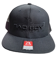 401012101 Bad Boy Mowers Part - 401-0121-01 - Black Richardson Flat Bill Hat