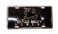 402000618 Bad Boy Mowers Part - 402-0006-18 - LIcense Plate - Black w/ New Logo