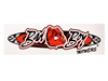 402001001 Bad Boy Mowers Part - 402-0010-01 - Sticker Small  3" x 10"