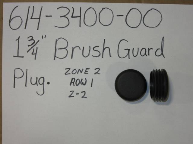 614340000 Bad Boy Mowers Part - 614-3400-00 - 1 3/4 Brush Guard Plug