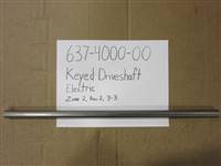 637400000 Bad Boy Mowers Part - 637-4000-00 - Keyed Driveshaft - Electric