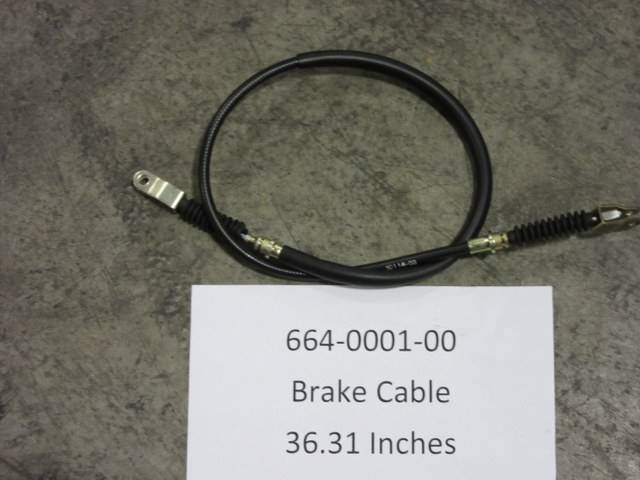664000100 Bad Boy Mowers Part - 664-0001-00 - Brake Cable -  36.31 inches -