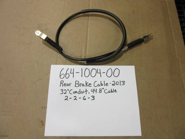 664100400 Bad Boy Mowers Part - 664-1004-00 - Rear Brake Cable-2013