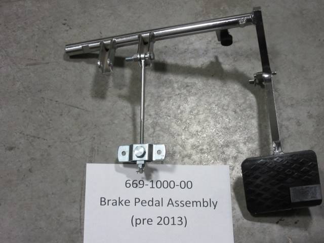 669100000 Bad Boy Mowers Part - 669-1000-00 - Brake Pedal Assy pre 2013