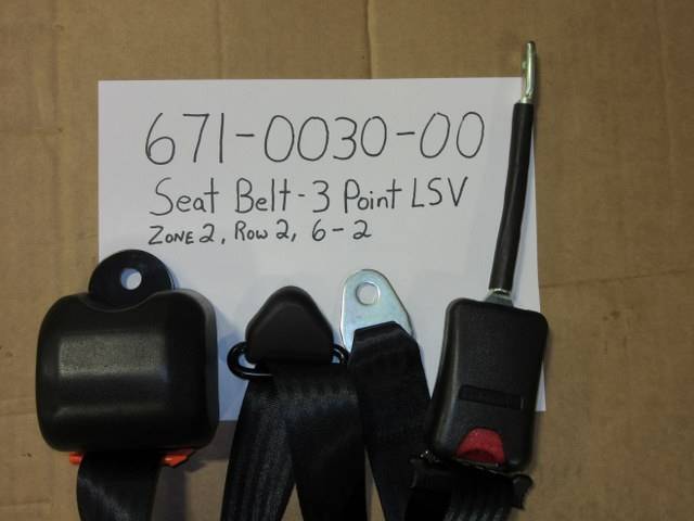 671003000 Bad Boy Mowers Part - 671-0030-00 - Seat Belt - 3 Point LSV