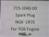 715104000 Bad Boy Mowers Part - 715-1040-00 - Spark Plug-NGK CR7E