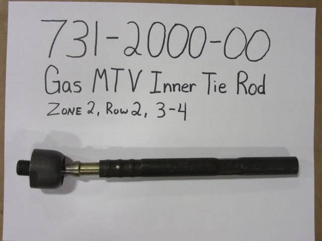 731200000 Bad Boy Mowers Part - 731-2000-00 - Gas MTV Inner Tie Rod
