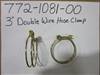 772108100 Bad Boy Mowers Part - 772-1081-00 - 3" DOUBLE WIRE HOSE  CLAMP