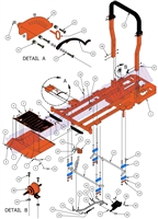 COMDIEFRAME Bad boy Mowers Part 2015 COMPACT DIESEL FRAME ASSEMBLY
