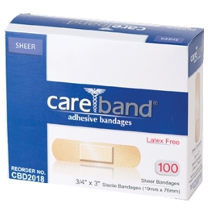 CareBand Sheer Adhesive Bandage