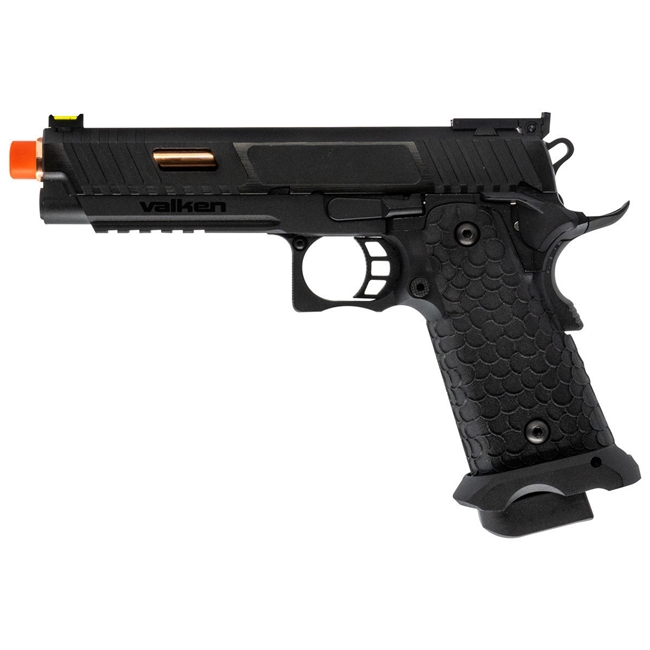 Valken HICAPA CO2 Blowback Airsoft Pistol - Black