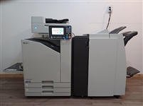 Riso ComColor FW5230 Full Color Inkjet Printer with Booklet Maker Finisher. Only 577K Total Prints!