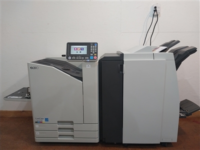 Riso ComColor FW5230 Full Color Inkjet Printer with Booklet Maker Finisher. Only 284K Total Prints!