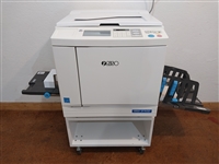 Riso SF9450 Digital Duplicator with Black Cylinder, Network Print and Stand. Only 338K Total Prints!