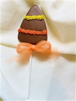 Chocolate Candy Corn Pop