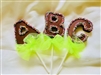 Chocolate Letter Pops