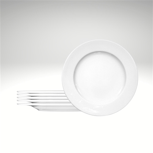 Meran flat plate with rim 17 cm/6.8 inches, Set of 6