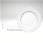 Meran flat plate with rim 11.0 inches, Set of 6