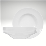 Meran deep plate with wide rim 23 cm/9.0 inches, Set of 6