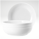 Beat Bowl 9.8 Inch, White, Set of 4