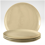 Terra Plate 10.8 Inch, Sand, Set of 4
