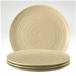 Terra Plate 8.8 Inch, Sand, Set of 4