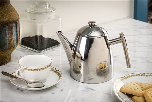 14 Ounce Mirror Finish Primo Teapot With Infuser