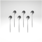 "Juntos" Cocktail Fork, Satin (6pcs), 6.9" L