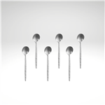 "Juntos" Small Spoon, Satin (6pcs), 4.3" L