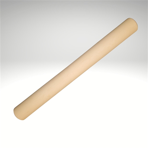 Straight Dowel Rolling Pin, 2" dia x 18.5" long