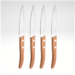 "Forest" Steak Knife Set, wood handle, 4pcs.