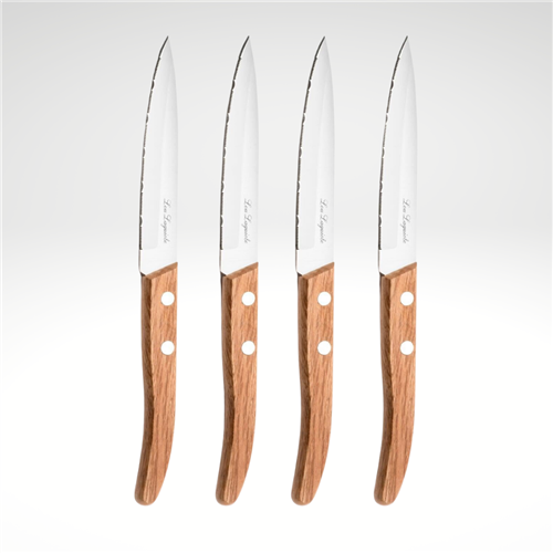"Forest" Steak Knife Set, wood handle, 4pcs.