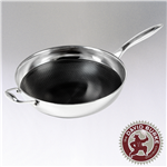 Black Cube Quick Release Wok, 12.5-inch