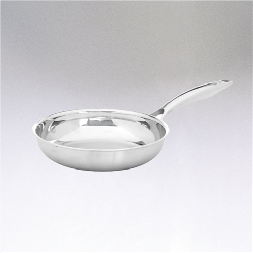 black cube stainless fry pan 12.5 dia