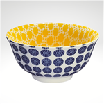 "Dots" Porcelain Bowl, 17 fl. oz., 6" dia., Set of 6