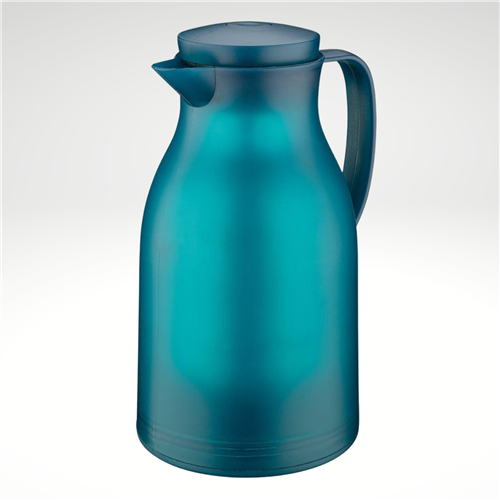 "Monza" Insulated Server, glass liner, Matte Turquoise, 34 fl. oz