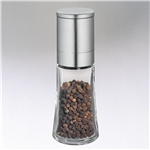 Spice Mill "Bari", Pepper, stainless steel, 5.5" H, 2" dia.