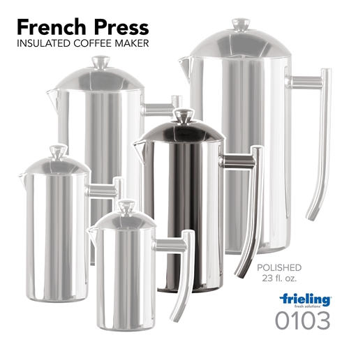 Frieling 23 oz Brushed Stainless Steel French Press