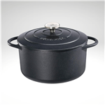 "Provence" Round Dutch Oven, Classic Black, 9.5" dia., 4.4 qt.