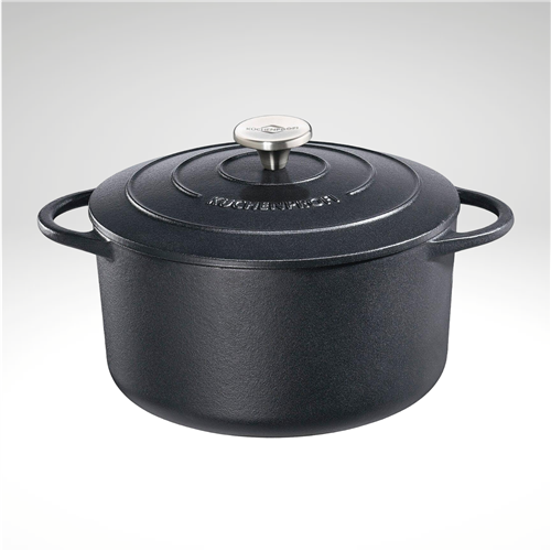 "Provence" Round Dutch Oven, Classic Black, 10" dia., 5.6 qt.