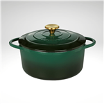 "Provence" Round Dutch Oven, Racing Green, 9.5" dia., 4.4 qt.